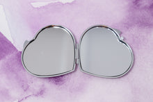Load image into Gallery viewer, Heart Compact Mirror